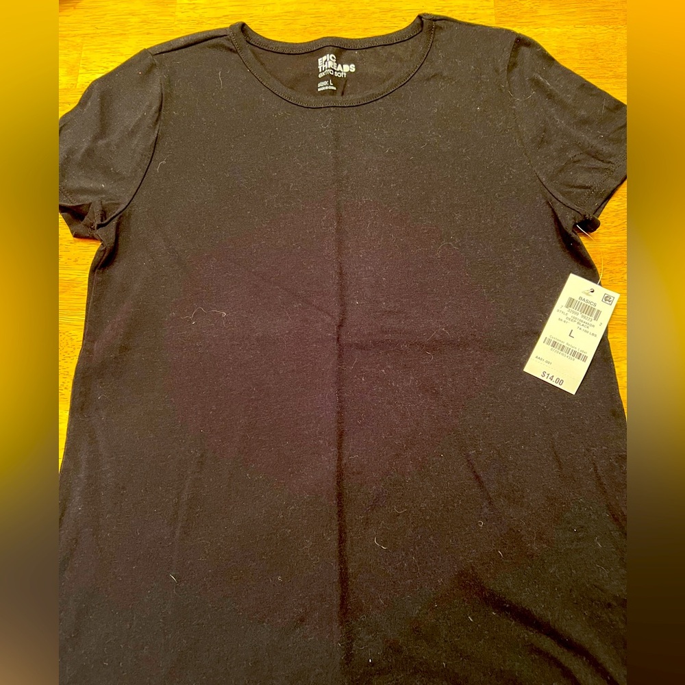 Epic Threads NWT black tshirt YL